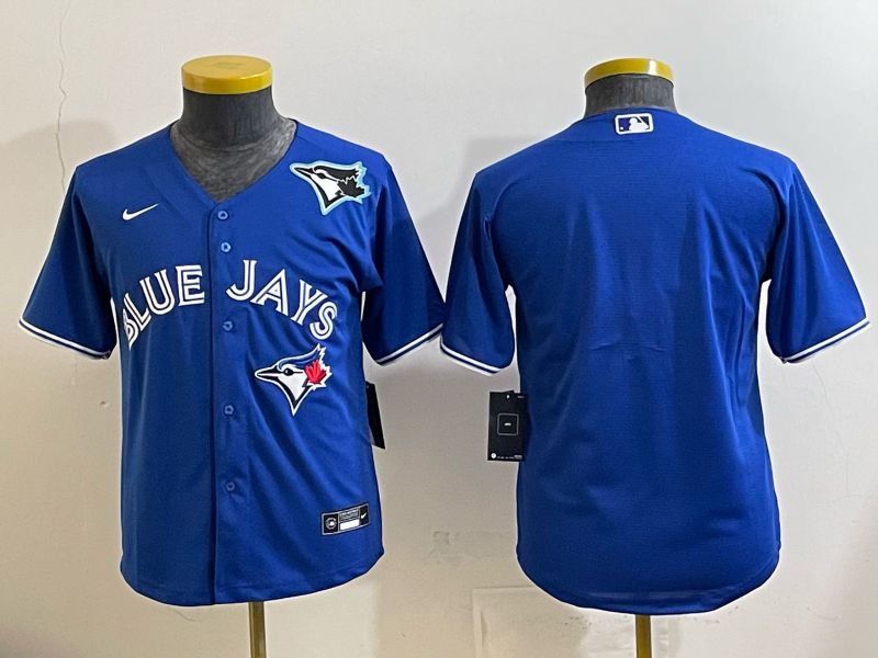 Youth 2025 Nike Toronto Blue Jays Blank blue Game MLB Jersey 04->youth mlb jersey->Youth Jersey
